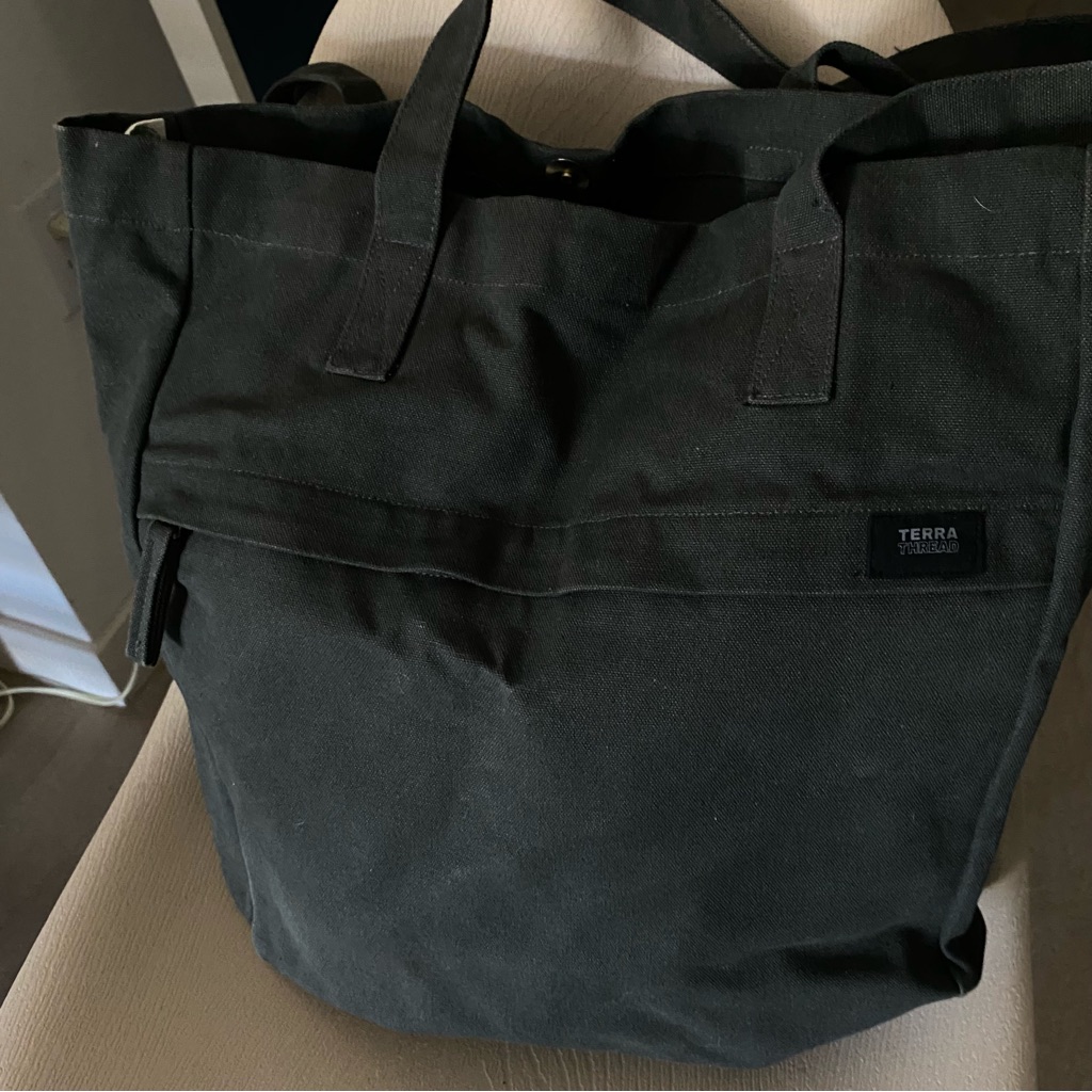 Terra Thread Executive Work Tote Bag Dark Gray — image 2 of 8